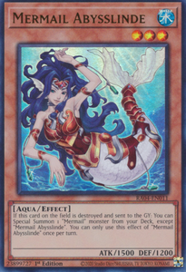 Mermail Abysslinde - RA04-EN011 - Ultra Rare 1st Edition