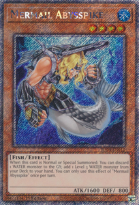 Mermail Abysspike - RA04-EN012 - Platinum Secret Rare 1st Edition