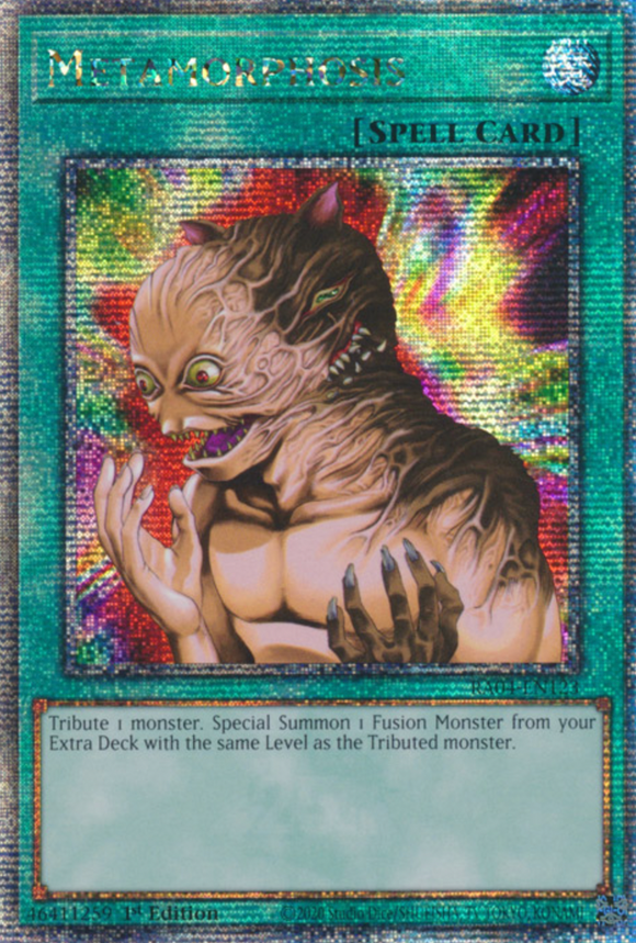 Metamorphosis - RA04-EN123 - Quarter Century Secret Rare 1st Edition