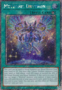 Meteonis Drytron - RA04-EN096 - Platinum Secret Rare 1st Edition