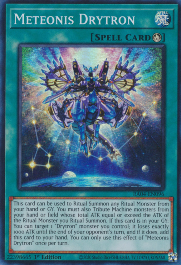 Meteonis Drytron - RA04-EN096 - Super Rare 1st Edition