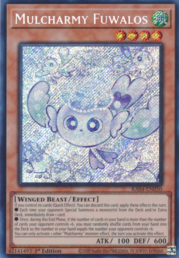 Mulcharmy Fuwalos - RA04-EN050 - Secret Rare 1st Edition
