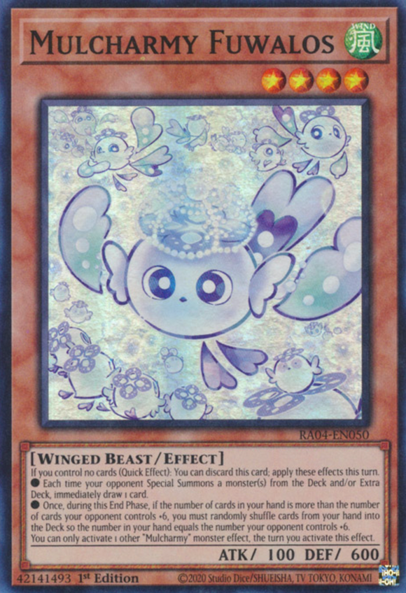 Mulcharmy Fuwalos - RA04-EN050 - Super Rare 1st Edition