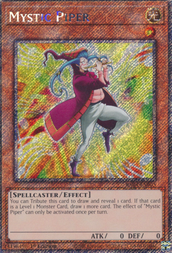 Mystic Piper - RA04-EN005 - Platinum Secret Rare 1st Edition