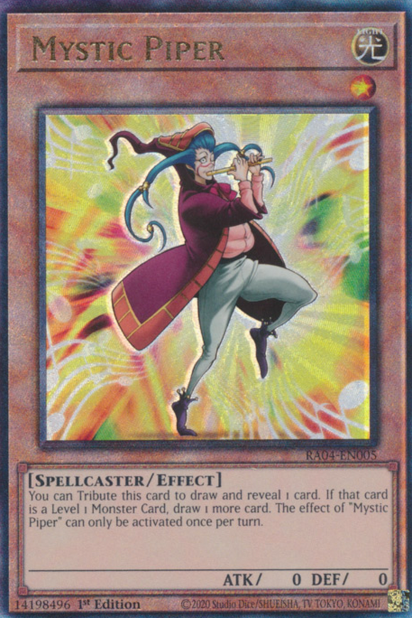 Mystic Piper - RA04-EN005 - Ultimate Rare 1st Edition