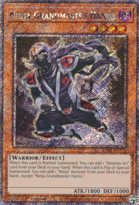 Ninja Grandmaster Hanzo - RA04-EN173 - Quarter Century Secret Rare 1st Edition
