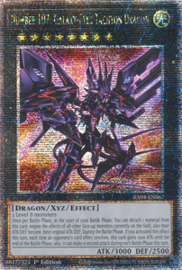 Number 107: Galaxy-Eyes Tachyon Dragon - RA04-EN067 - Quarter Century Secret Rare 1st Edition