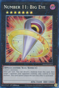 Number 11: Big Eye - RA04-EN062 - Collector's Rare 1st Edition