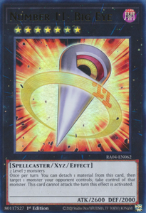 Number 11: Big Eye - RA04-EN062 - Ultra Rare 1st Edition