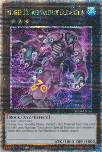 Number 30: Acid Golem of Destruction - RA04-EN165 - Quarter Century Secret Rare 1st Edition