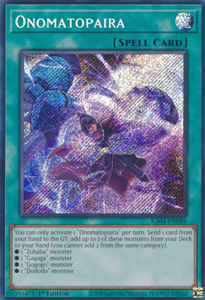 Onomatopaira - RA04-EN089 - Secret Rare 1st Edition