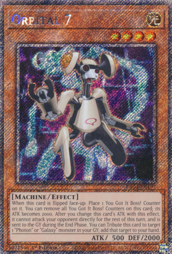 Orbital 7 - RA04-EN197 - Platinum Secret Rare 1st Edition
