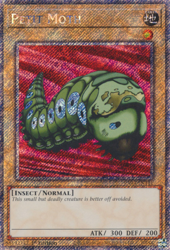 Petit Moth - RA04-EN111 - Platinum Secret Rare 1st Edition