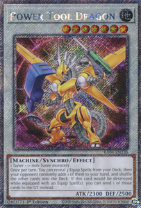 Power Tool Dragon - RA04-EN135 - Platinum Secret Rare 1st Edition