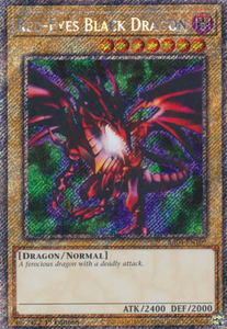 Red-Eyes Black Dragon (PCJ. Art) - RA04-EN109 - Platinum Secret Rare 1st Edition