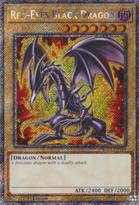 Red-Eyes Black Dragon (MP22. Art) - RA04-EN109 - Platinum Secret Rare 1st Edition