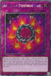 Ring of Destruction - RA04-EN119 - Platinum Secret Rare 1st Edition