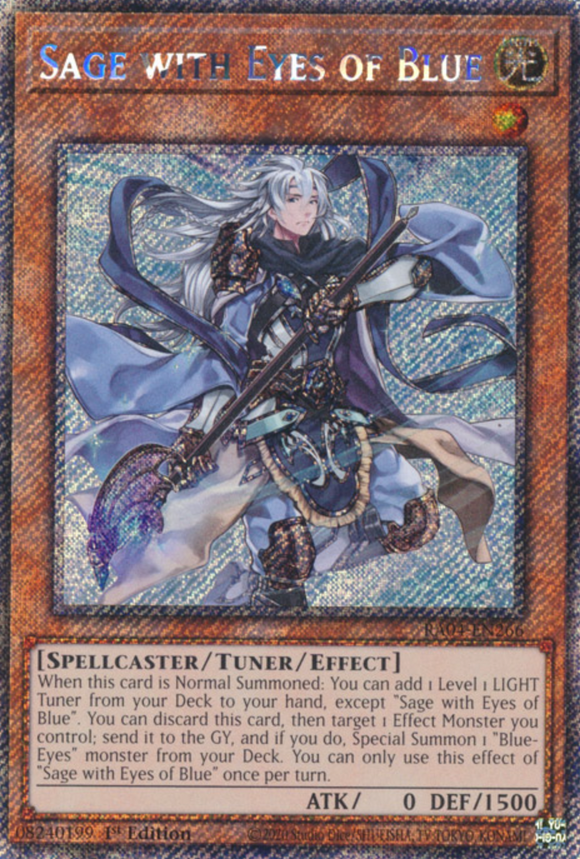 Sage with Eyes of Blue - RA04-EN266 - Platinum Secret Rare 1st Edition