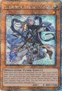Sage with Eyes of Blue - RA04-EN266 - Quarter Century Secret Rare 1st Edition