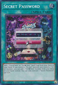 Secret Password - RA04-EN095 - Secret Rare 1st Edition