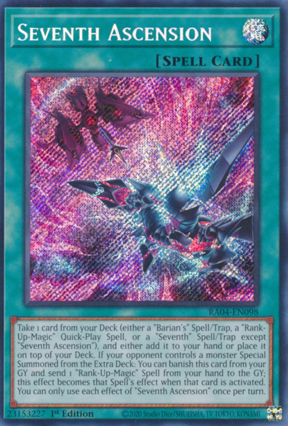 Seventh Ascension - RA04-EN098 - Secret Rare 1st Edition