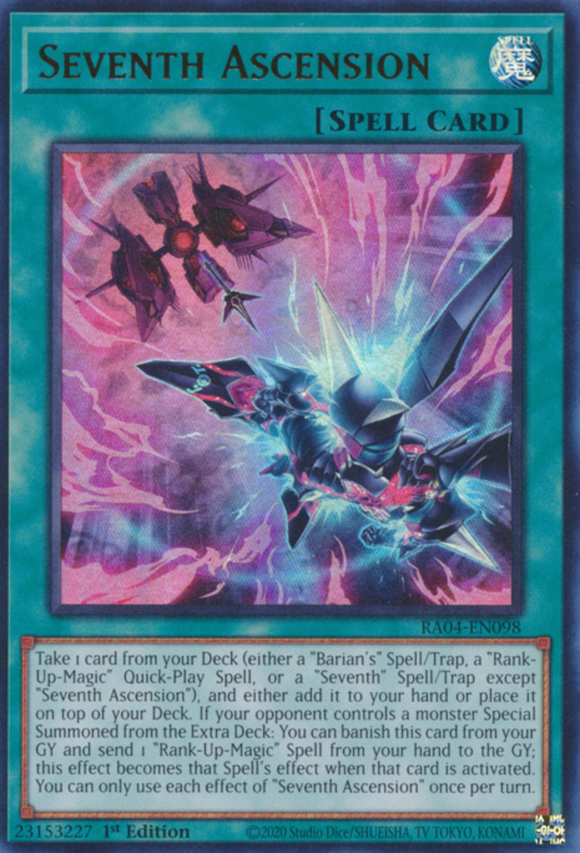 Seventh Ascension - RA04-EN098 - Ultra Rare 1st Edition