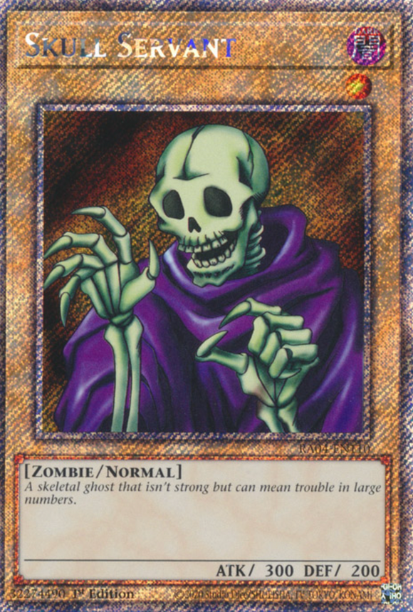 Skull Servant - RA04-EN110 - Platinum Secret Rare 1st Edition