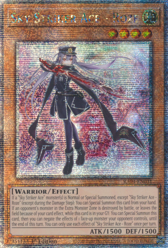 Sky Striker Ace - Roze - RA04-EN031 - Quarter Century Secret Rare 1st Edition