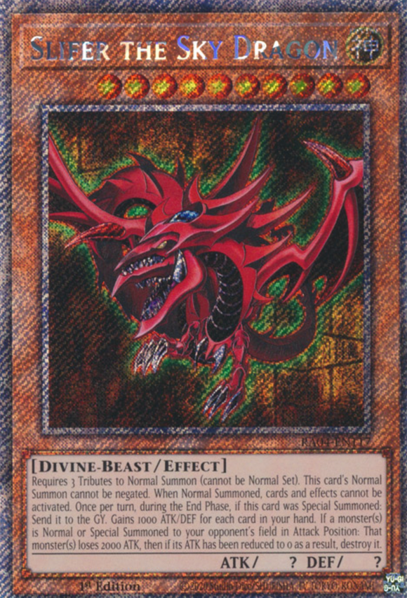 Slifer the Sky Dragon - RA04-EN117 - Platinum Secret Rare 1st Edition
