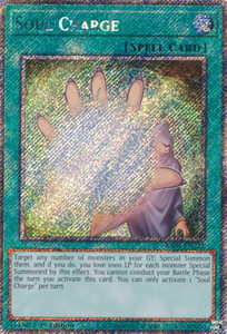 Soul Charge - RA04-EN222 - Platinum Secret Rare 1st Edition