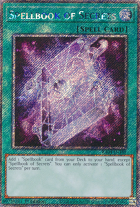 Spellbook of Secrets - RA04-EN189 - Platinum Secret Rare 1st Edition