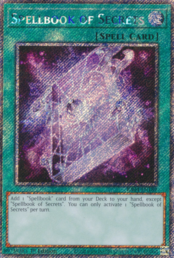 Spellbook of Secrets - RA04-EN189 - Platinum Secret Rare 1st Edition