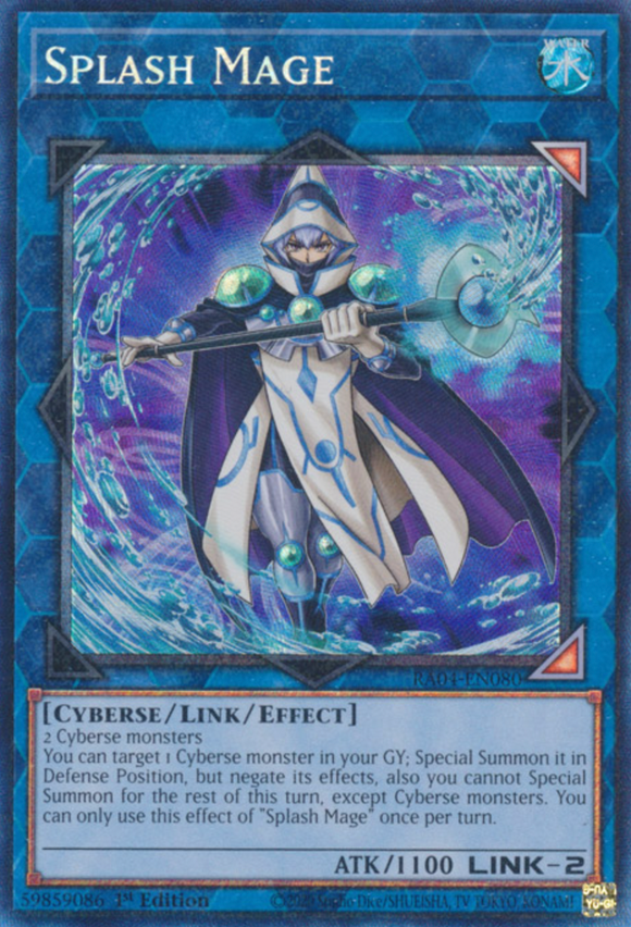 Splash Mage - RA04-EN080 - Collector's Rare 1st Edition