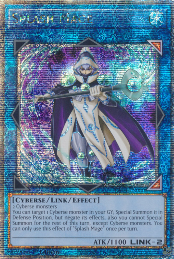 Splash Mage - RA04-EN080 - Quarter Century Secret Rare 1st Edition