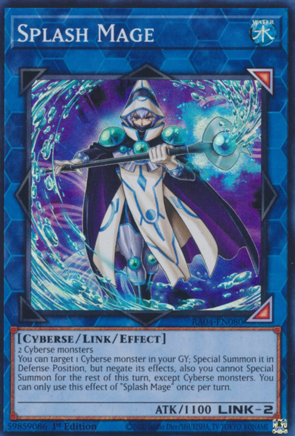 Splash Mage - RA04-EN080 - Super Rare 1st Edition