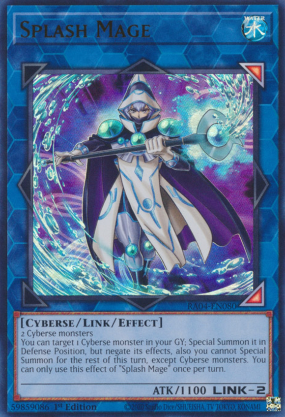 Splash Mage - RA04-EN080 - Ultra Rare 1st Edition