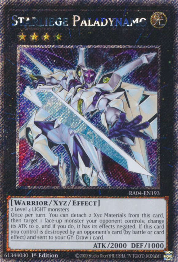 Starliege Paladynamo - RA04-EN193 - Platinum Secret Rare 1st Edition