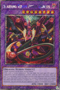 Starving Venom Fusion Dragon - RA04-EN272 - Platinum Secret Rare 1st Edition