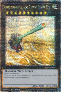 Superdreadnought Rail Cannon Gustav Max - RA04-EN063 - Quarter Century Secret Rare 1st Edition