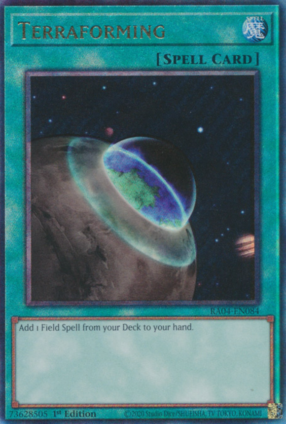 Terraforming - RA04-EN084 - Ultra Rare 1st Edition