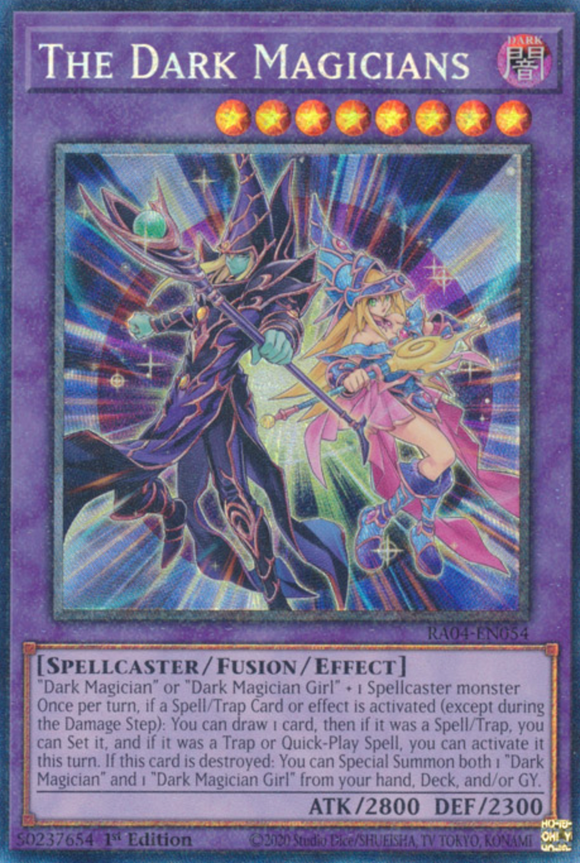 The Dark Magicians - RA04-EN054 - Collector's Rare 1st Edition