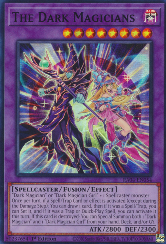 The Dark Magicians - RA04-EN054 - Super Rare 1st Edition
