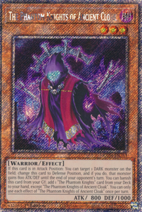 The Phantom Knights of Ancient Cloak - RA04-EN263 - Platinum Secret Rare 1st Edition