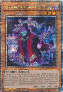 The Phantom Knights of Ancient Cloak - RA04-EN263 - Quarter Century Secret Rare 1st Edition