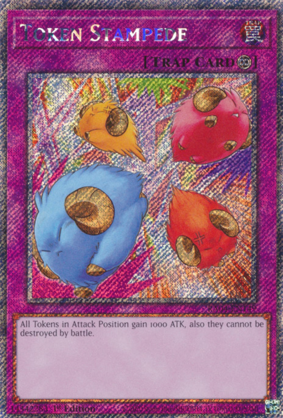Token Stampede - RA04-EN149 - Platinum Secret Rare 1st Edition