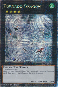 Tornado Dragon - RA04-EN289 - Quarter Century Secret Rare 1st Edition