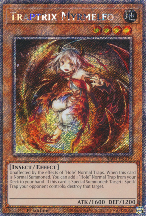 Traptrix Myrmeleo - RA04-EN210 - Platinum Secret Rare 1st Edition