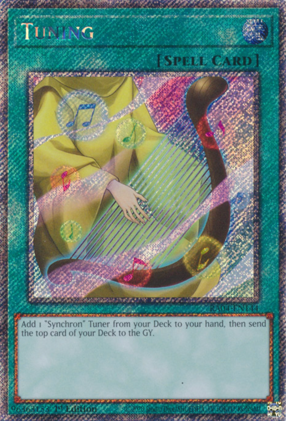 Tuning - RA04-EN144 - Platinum Secret Rare 1st Edition