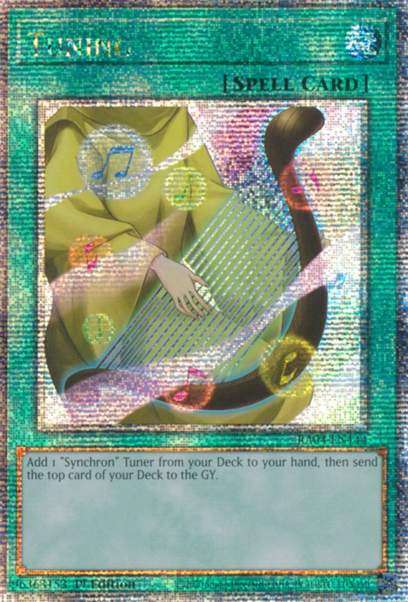 Tuning - RA04-EN144 - Quarter Century Secret Rare 1st Edition