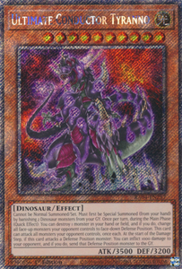 Ultimate Conductor Tyranno - RA04-EN287 - Platinum Secret Rare 1st Edition